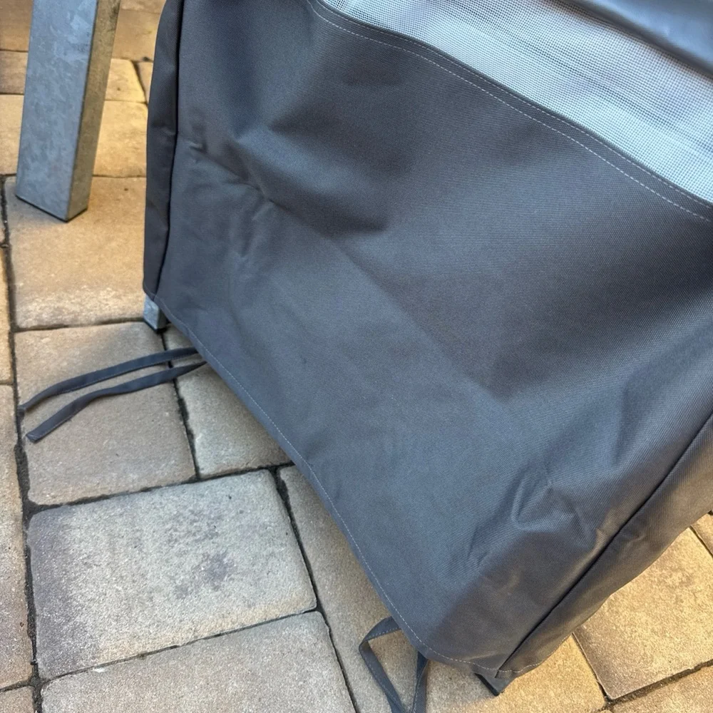 West Elm Gray Chair Covers x4